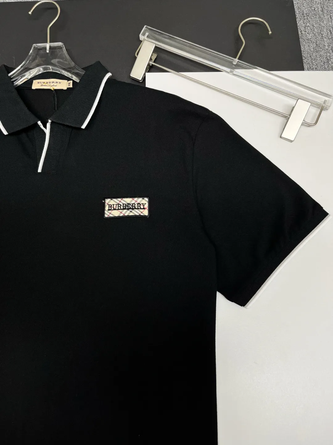 Logo Patch Tipped Polo Shirt D11018949 — view 4