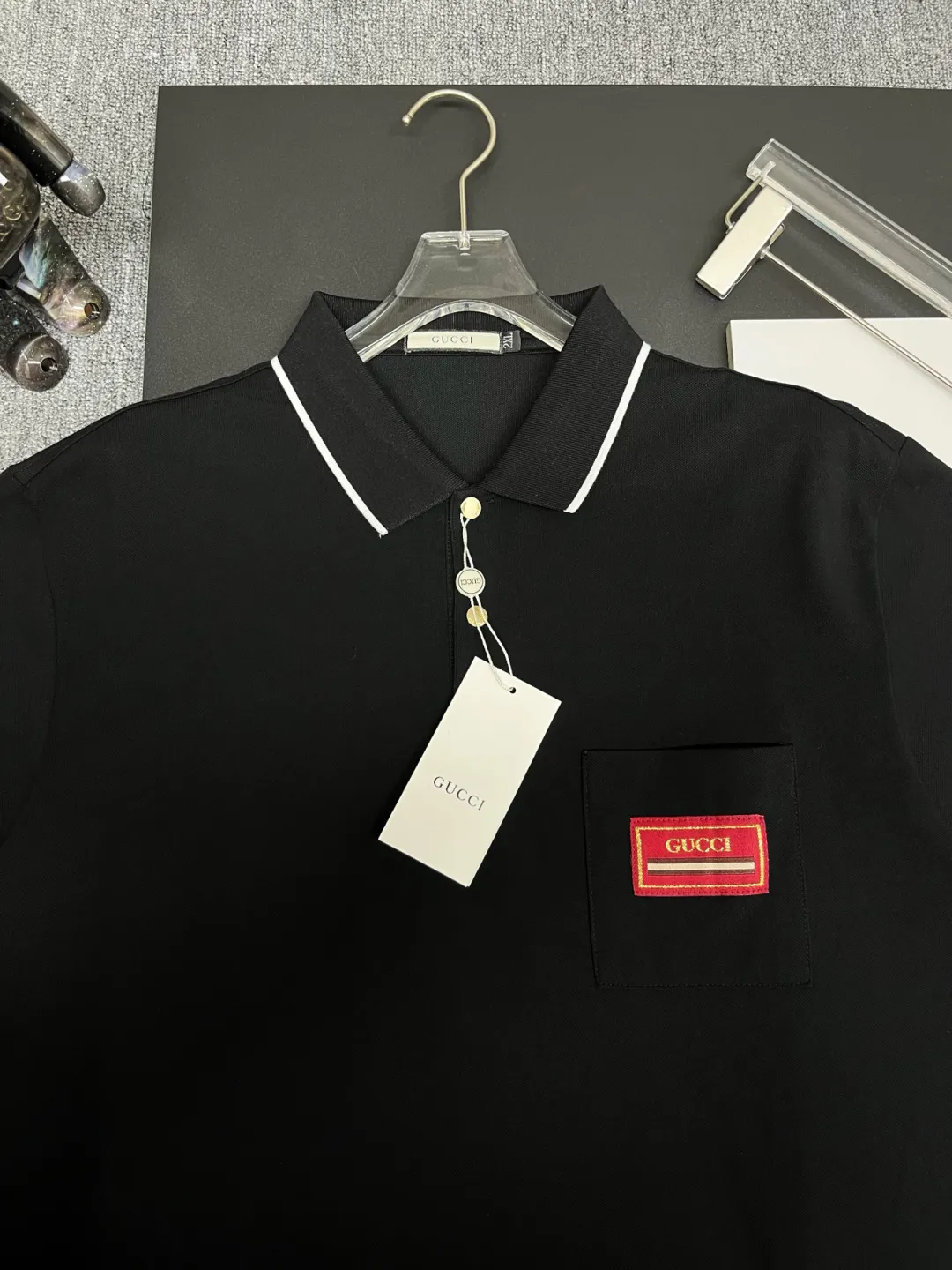 Logo Patch Cotton Piqué Polo Shirt D11018953 — view 2