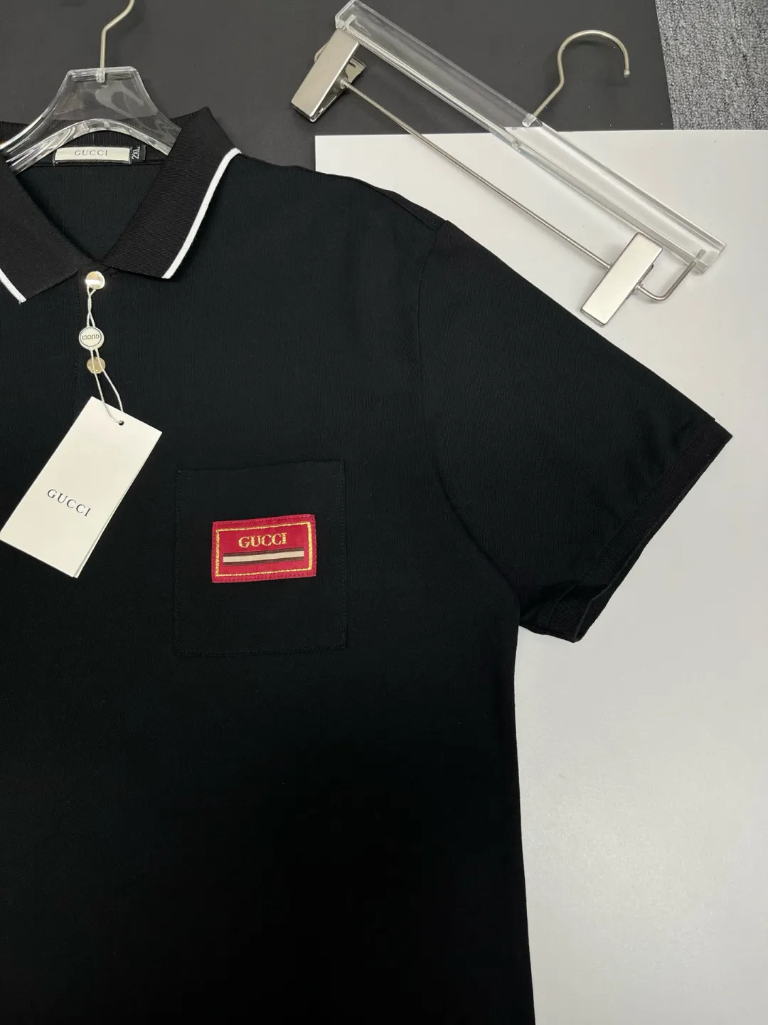 Logo Patch Cotton Piqué Polo Shirt D11018953 — view 4