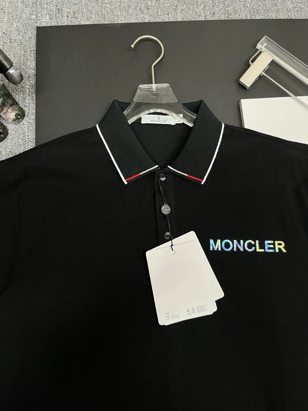 Logo-Embroidered Cotton Piqué Polo Shirt D11018943 — view 2