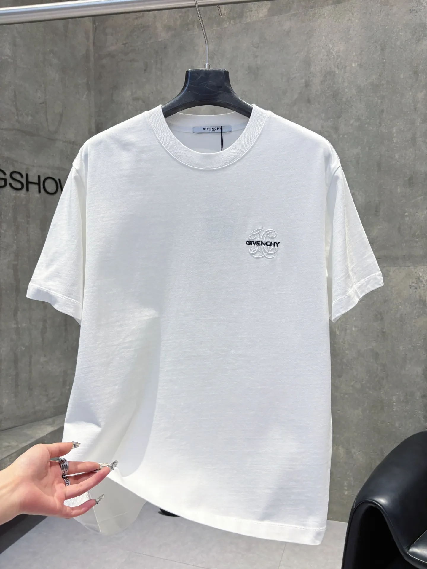 Logo Embroidered Cotton T-Shirt D9511628 — view 2
