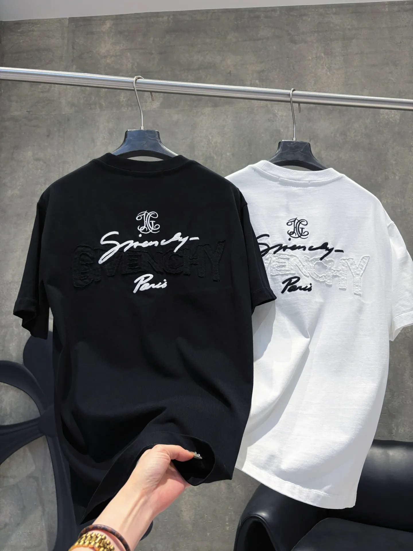Logo Embroidered Cotton T-Shirt D9511628 — view 7