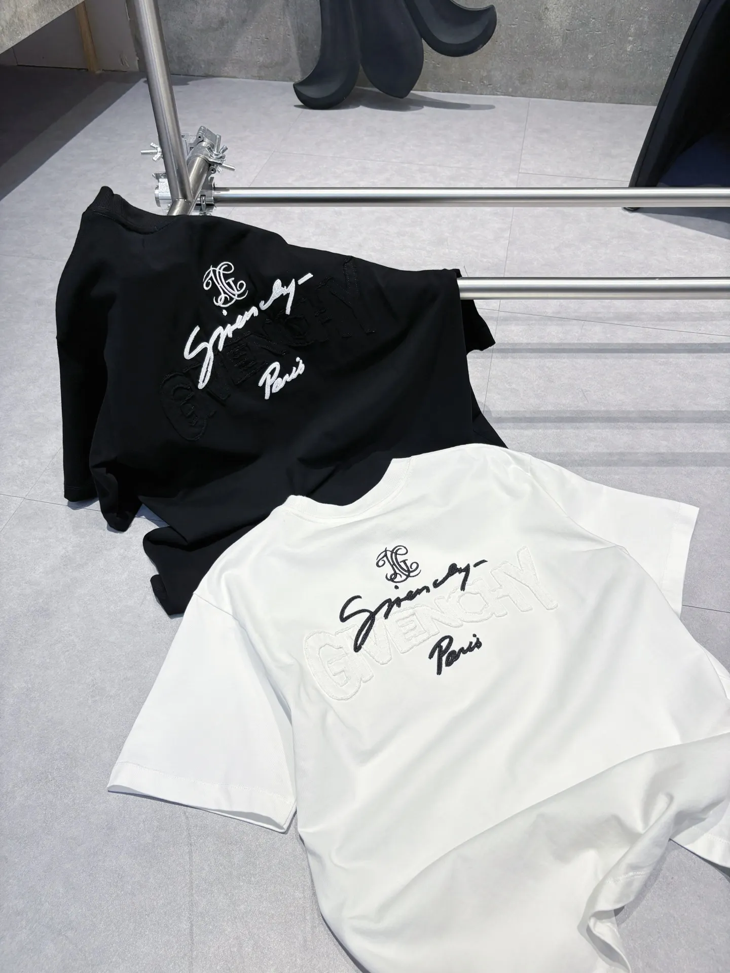 Logo Embroidered Cotton T-Shirt D9511628 — view 8