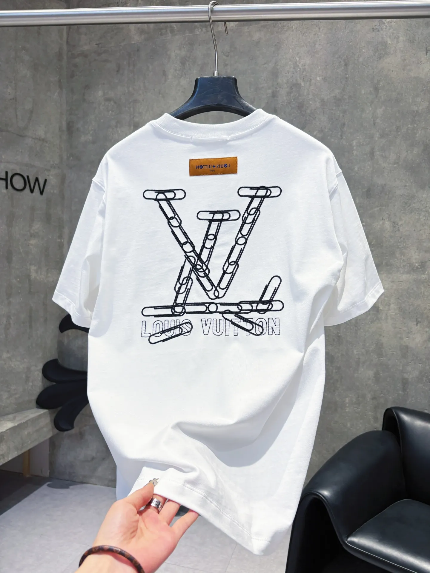 Embroidered Graphic Cotton T-Shirt D9511630 — view 4