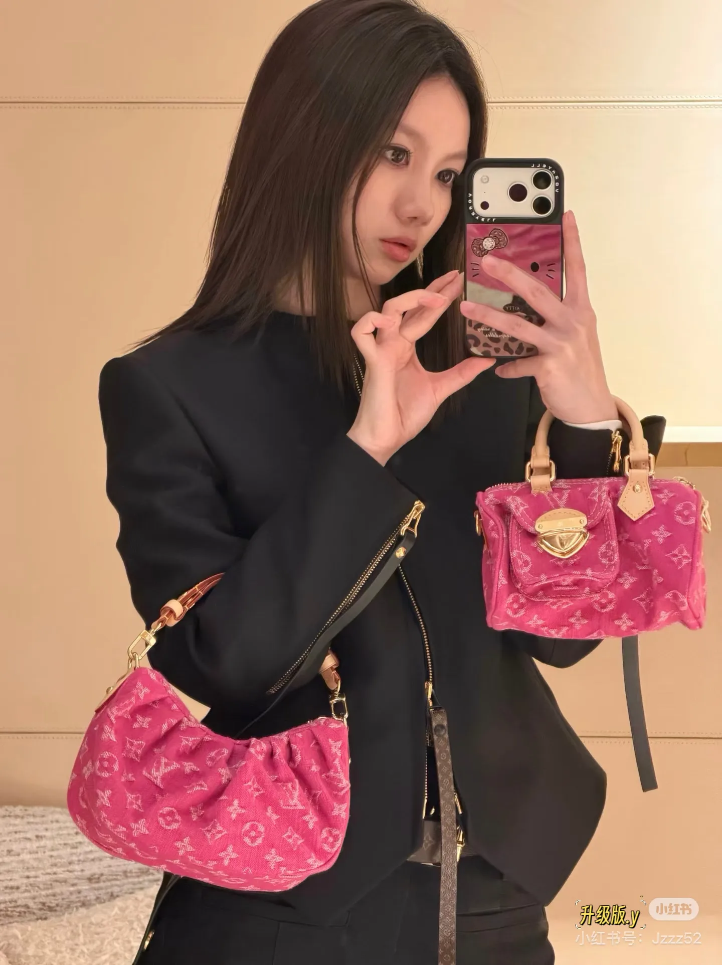 Monogram Denim Mini Pillow Bag D36018315 — view 3