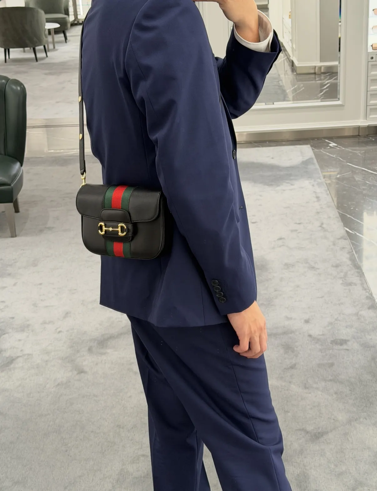 Gucci Horsebit 1955 Mini Shoulder Bag D31018298 — view 2