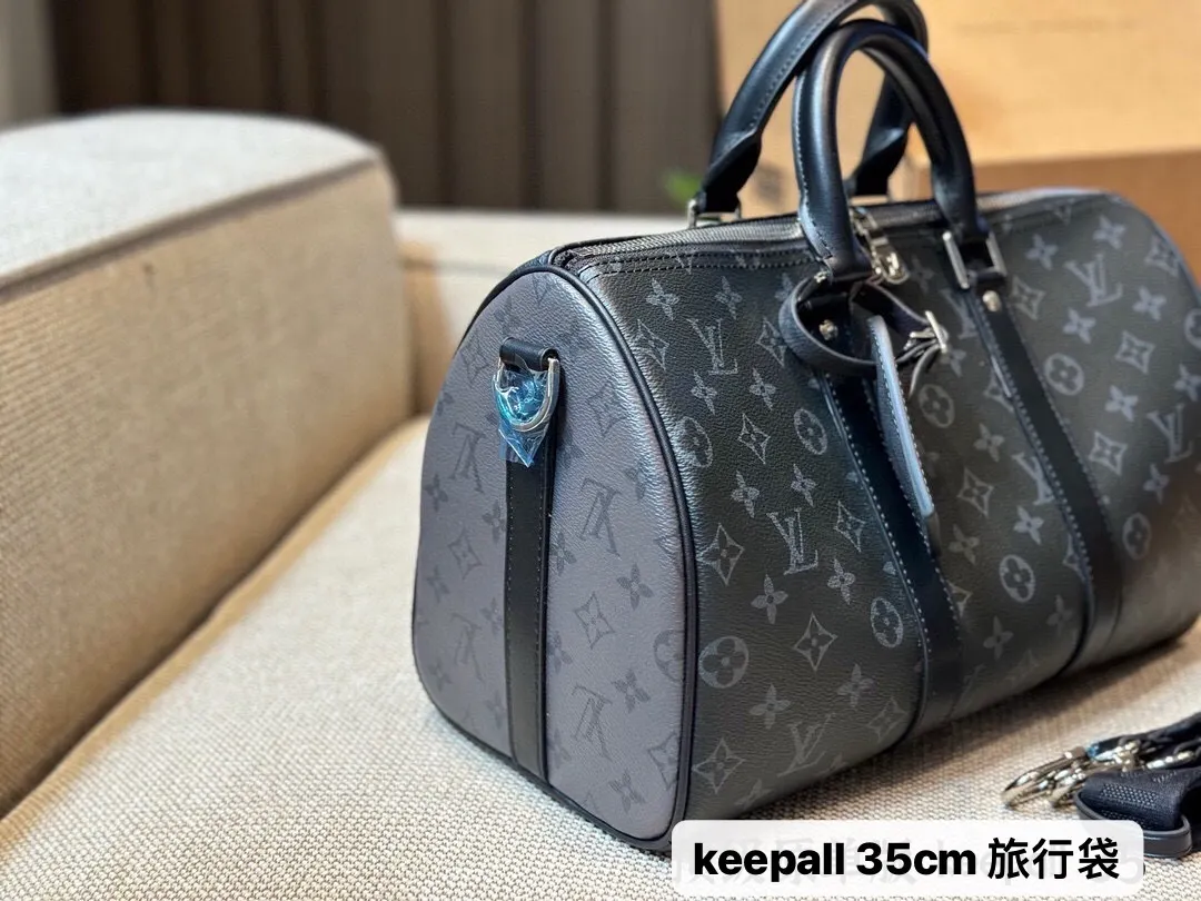 Keepall 35 Monogram Eclipse Travel Bag D46018522 — view 2