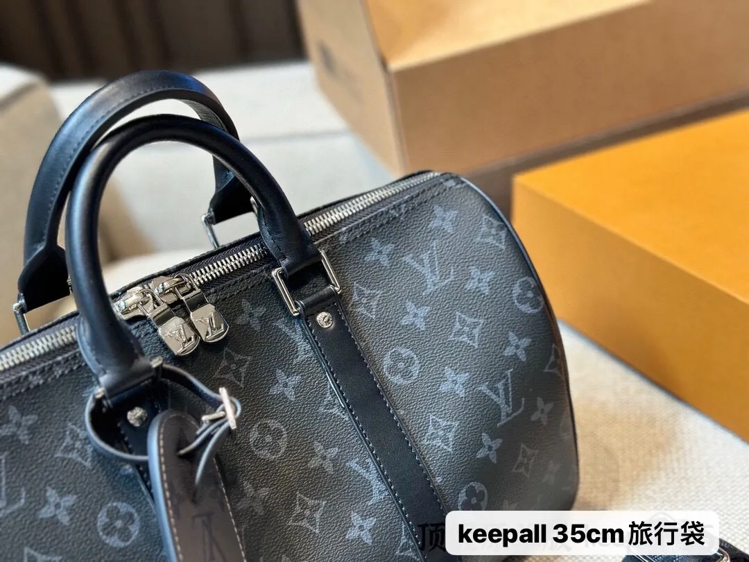 Keepall 35 Monogram Eclipse Travel Bag D46018522 — view 3