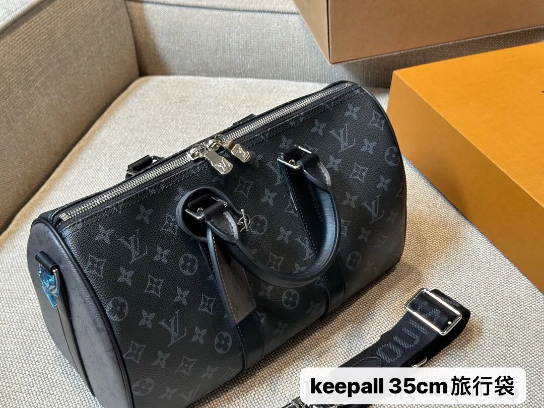 Keepall 35 Monogram Eclipse Travel Bag D46018522 — view 4