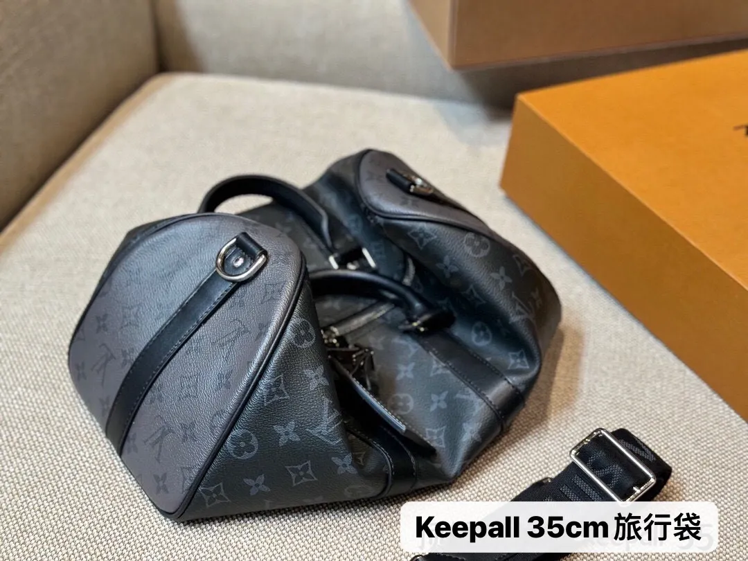 Keepall 35 Monogram Eclipse Travel Bag D46018522 — view 7