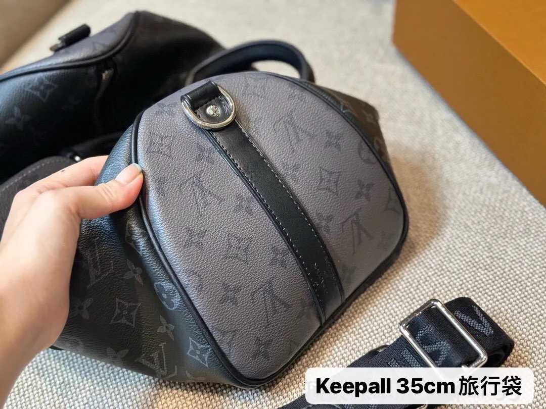 Keepall 35 Monogram Eclipse Travel Bag D46018522 — view 8