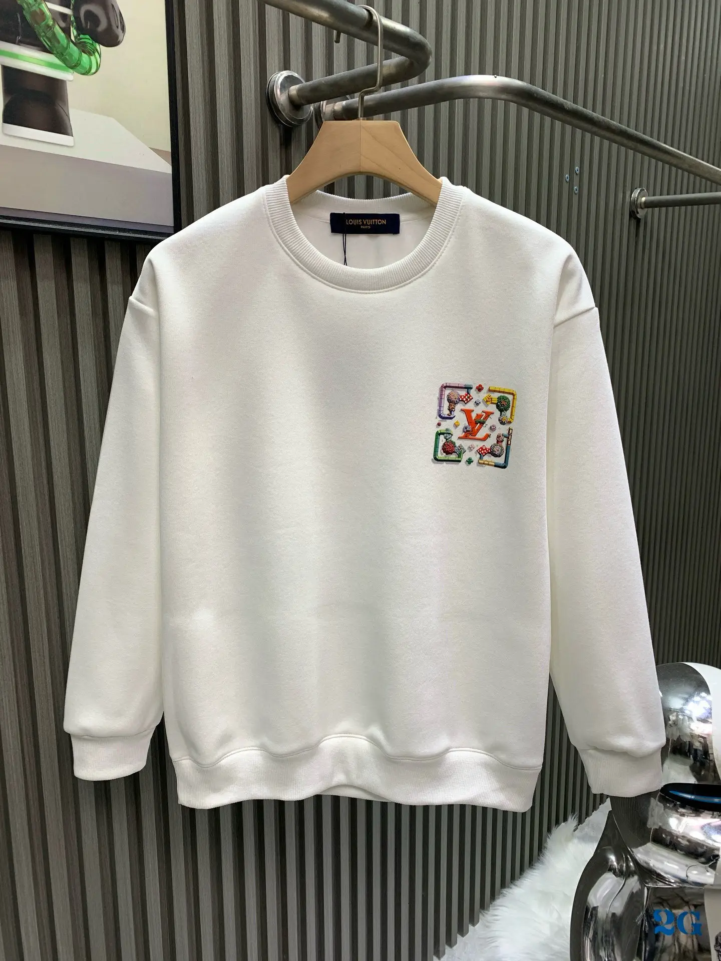 Embroidered Logo Cotton-Blend Sweatshirt D17514535