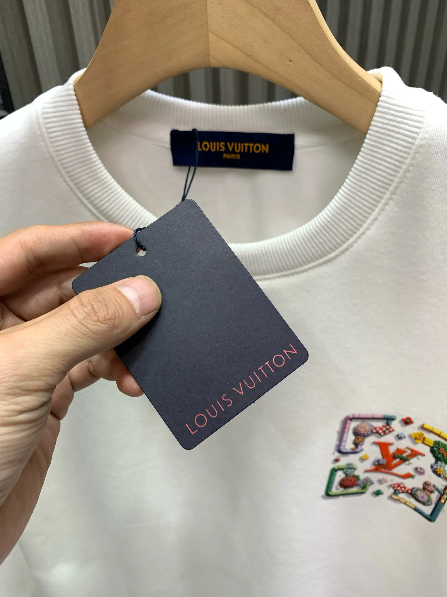 Embroidered Logo Cotton-Blend Sweatshirt D17514535 — view 5