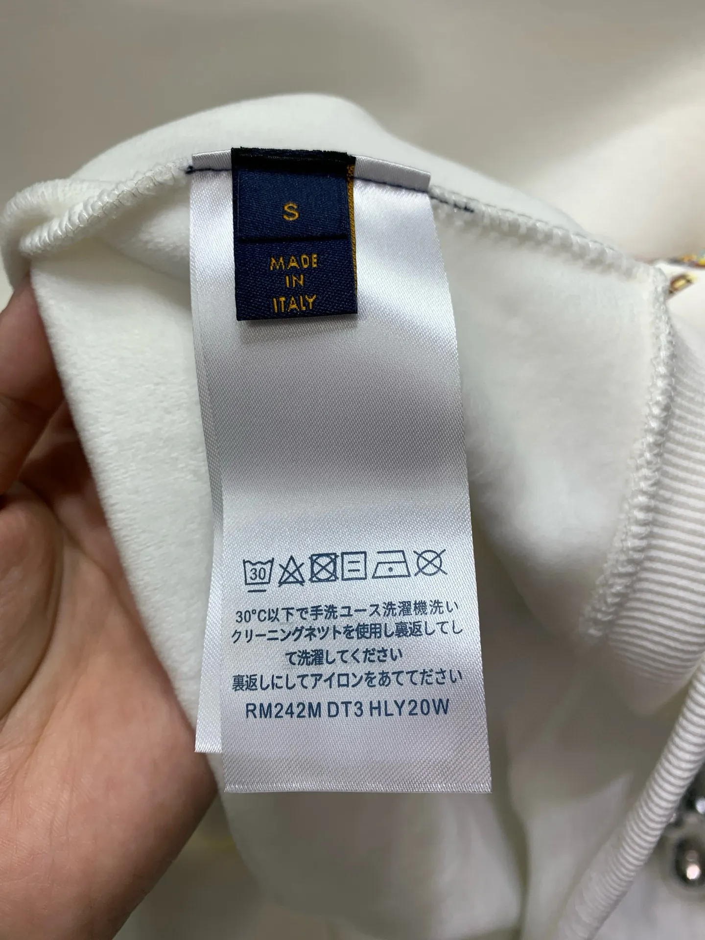 Embroidered Logo Cotton-Blend Sweatshirt D17514535 — view 11