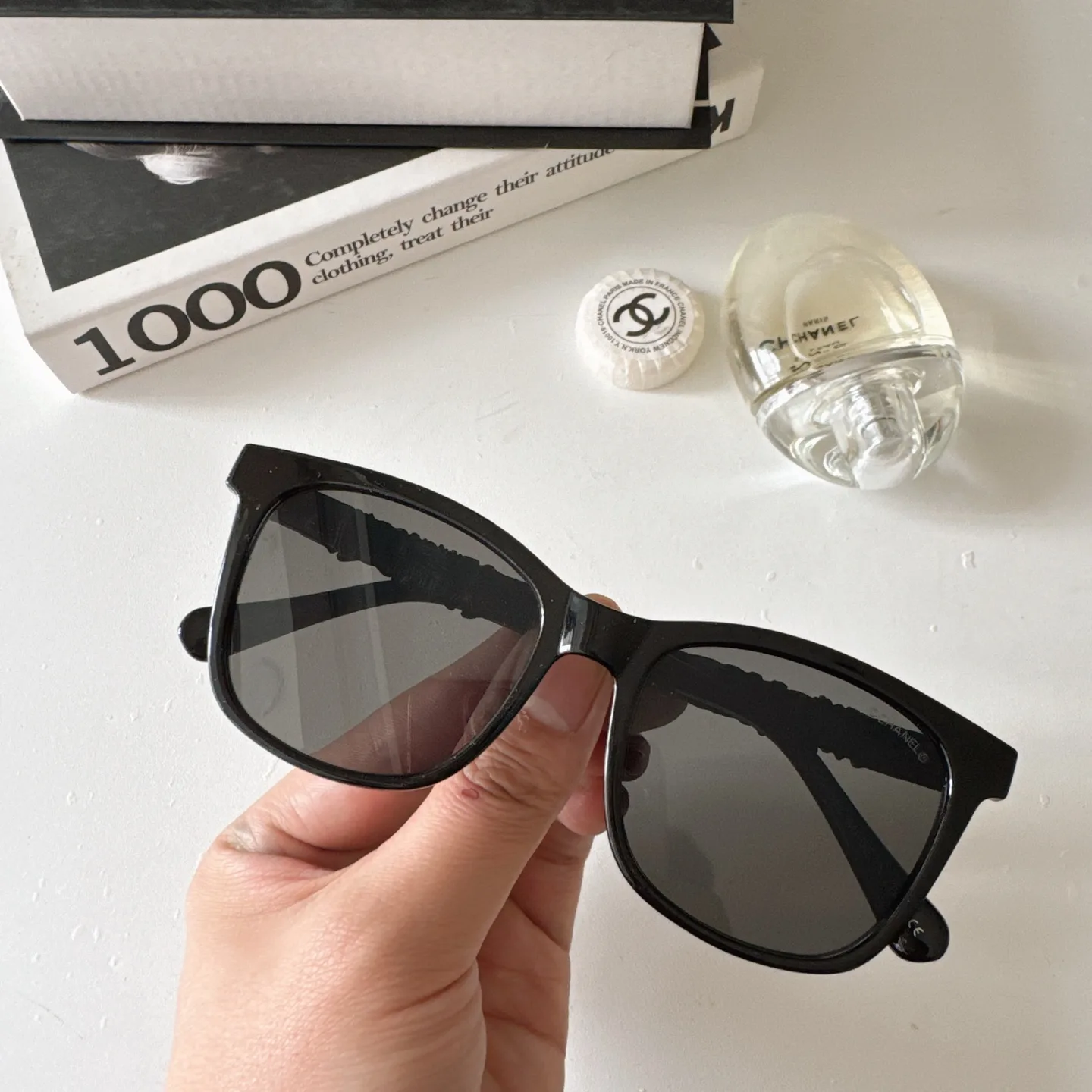Chanel Pleated Temple Sunglasses D20017793 — view 2