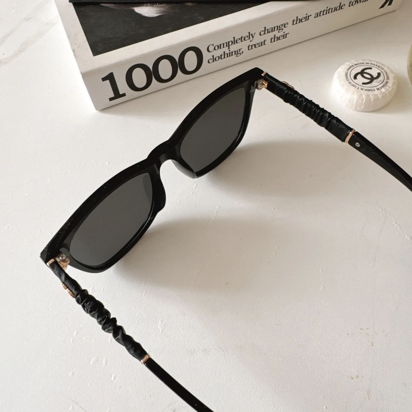 Chanel Pleated Temple Sunglasses D20017793 — view 6