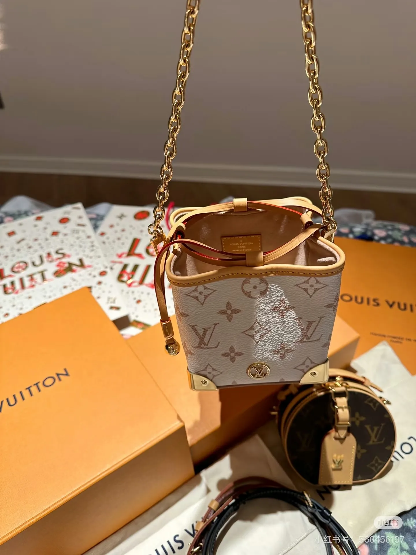 Monogram Mini Bucket Bag D31017935 — view 3