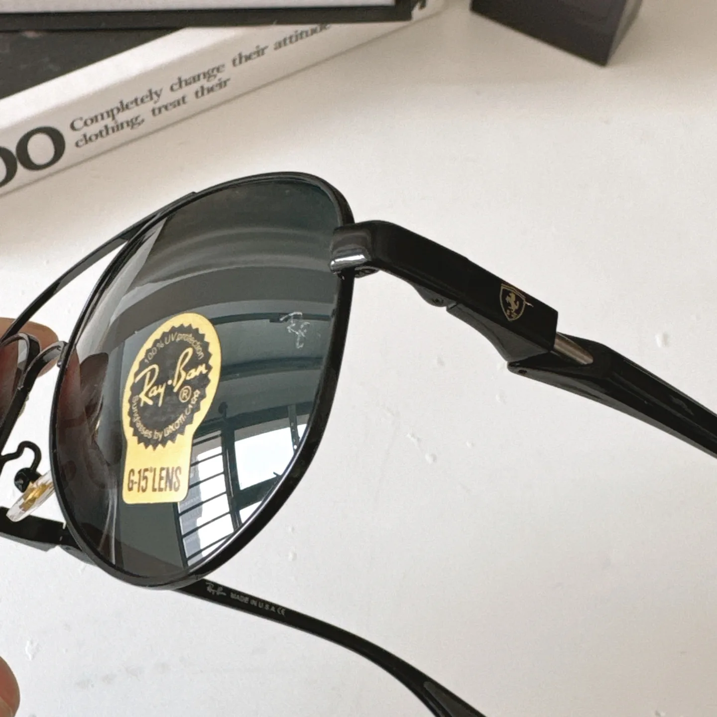 Ray-Ban Ferrari Aviator Sunglasses D22017783 — view 7