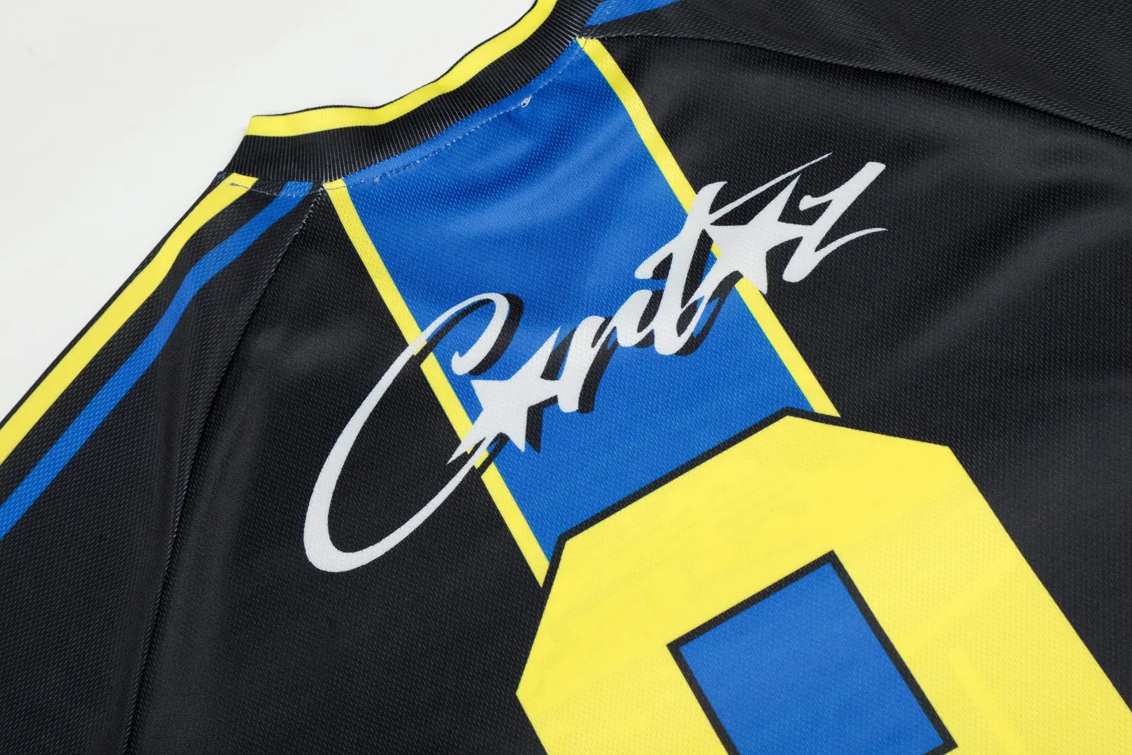 Alcatraz Graphic V-Neck Baseball Jersey D8811919 — view 7