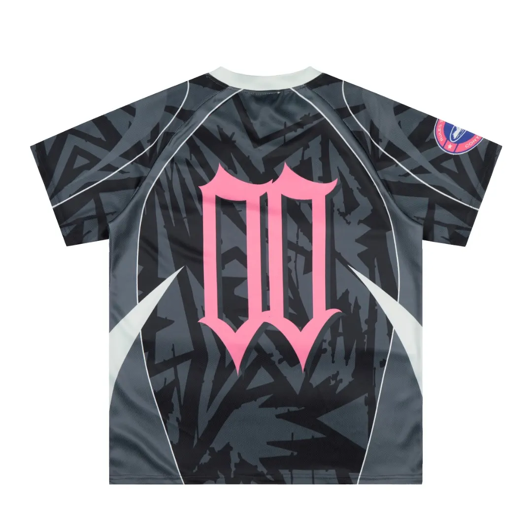 Graphic Print V-Neck Jersey T-Shirt D8811914 — view 3
