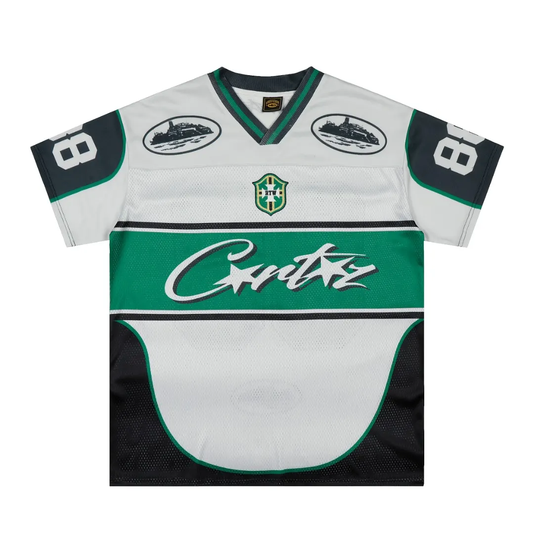 Corteiz Alcatraz Mesh V-Neck Jersey D8811916 — view 2