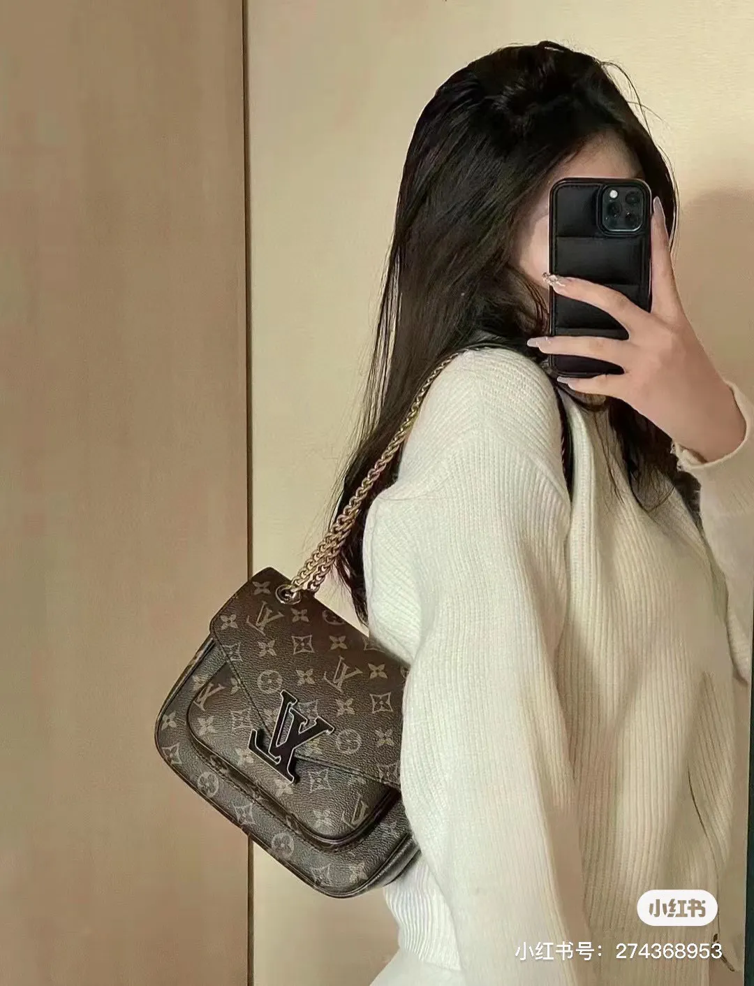 Monogram Canvas Shoulder Bag D35518214 — view 4