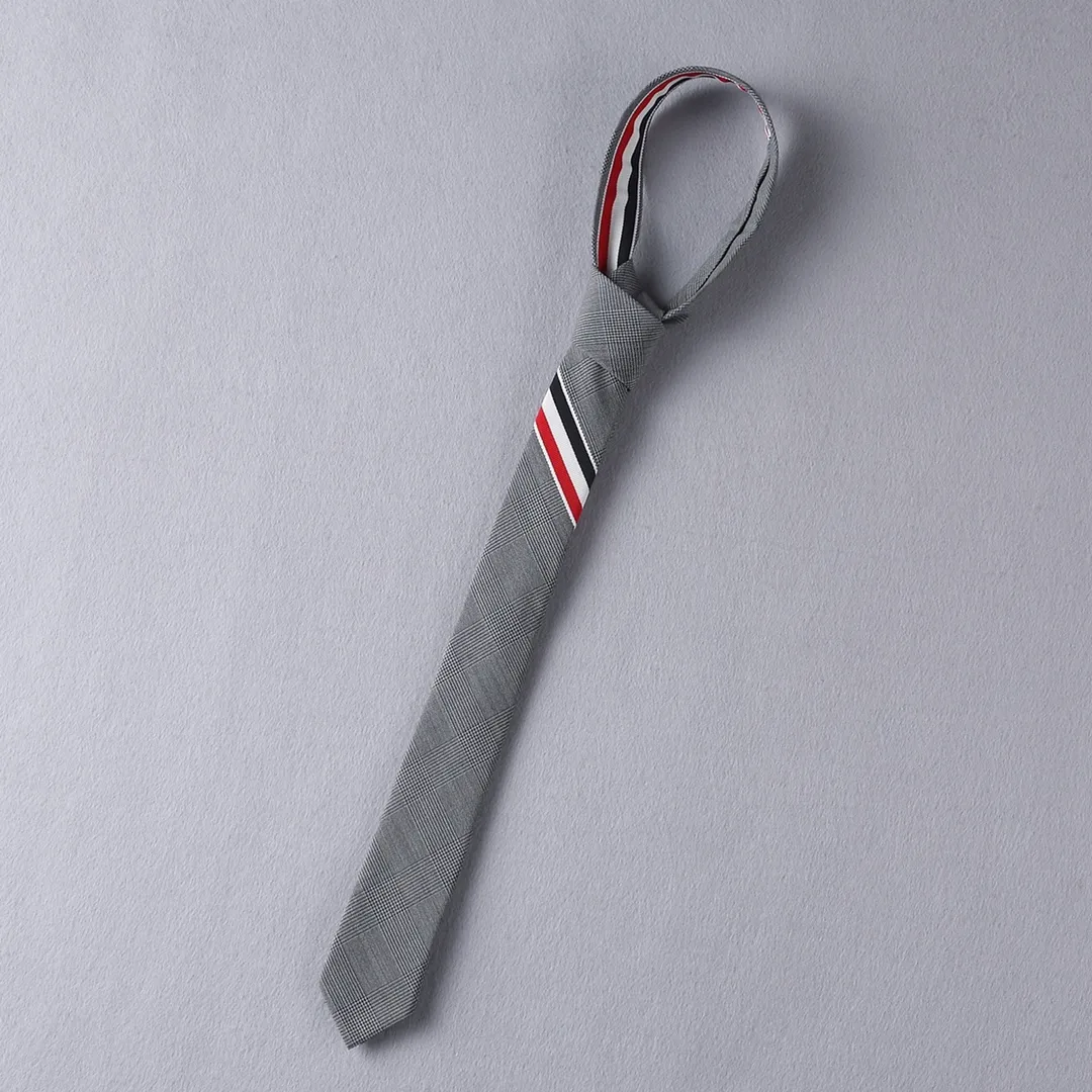 RWB Stripe Wool Tie D17513098 — view 3