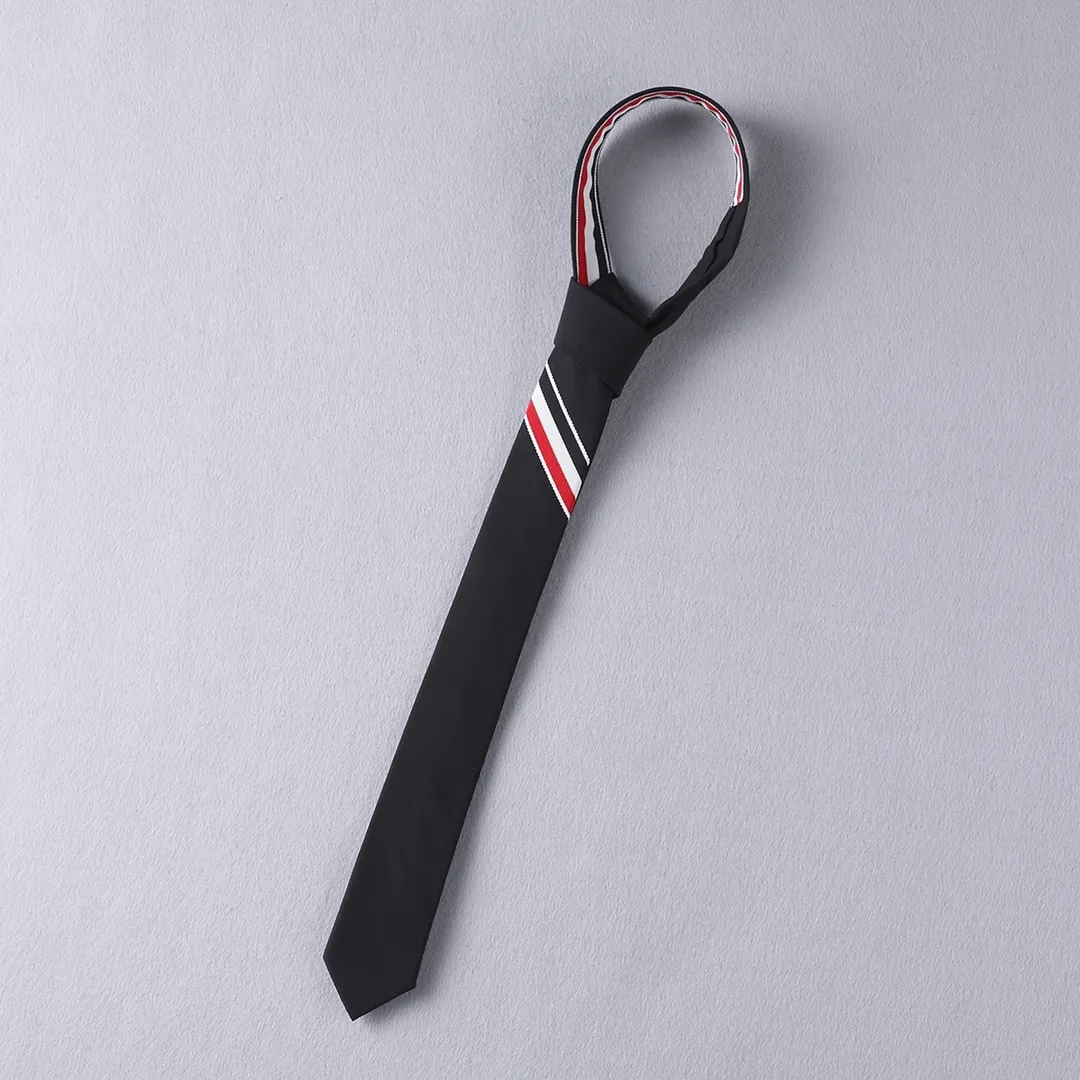 RWB Stripe Wool Tie D17513098 — view 4