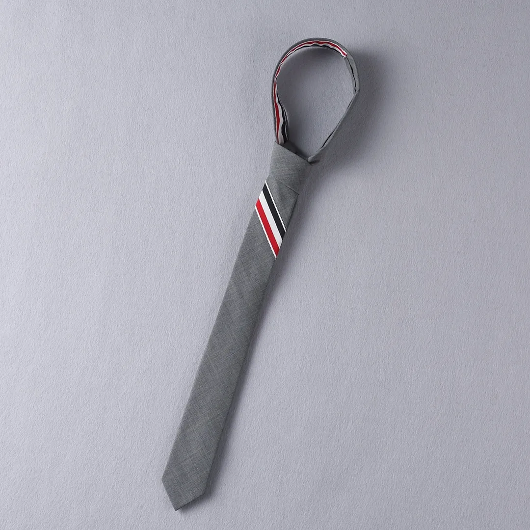 RWB Stripe Wool Tie D17513098 — view 5