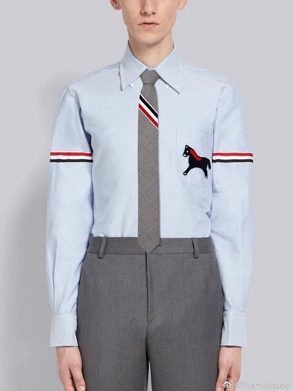 Striped Wool Skinny Tie D17513096 — view 7