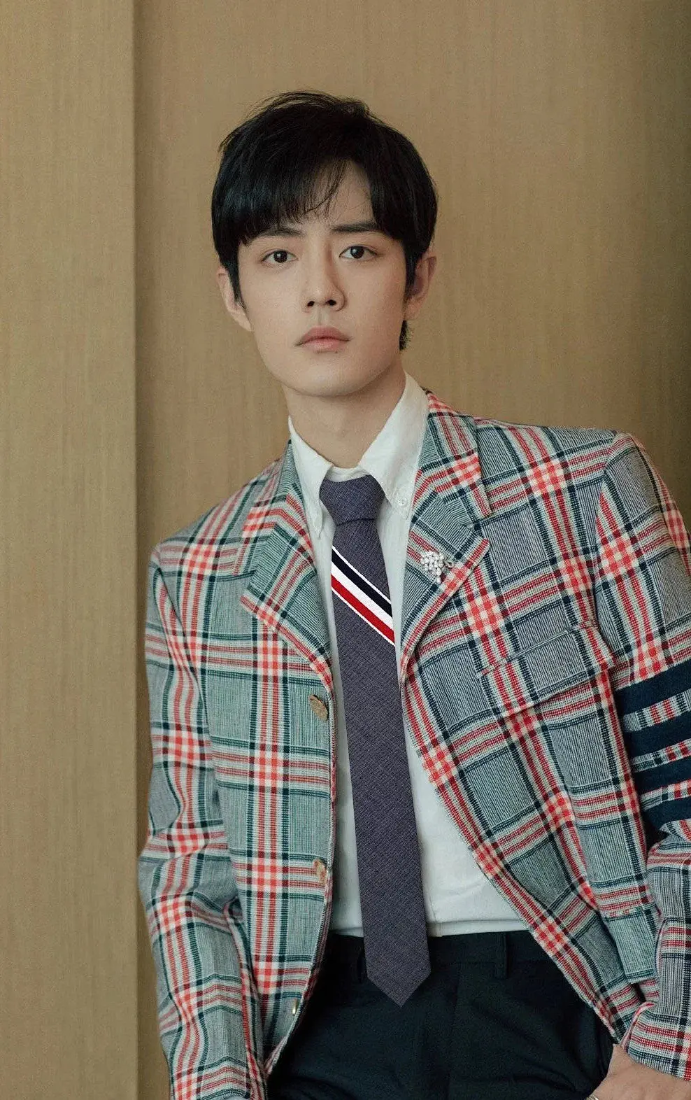 Striped Wool Skinny Tie D17513096 — view 8