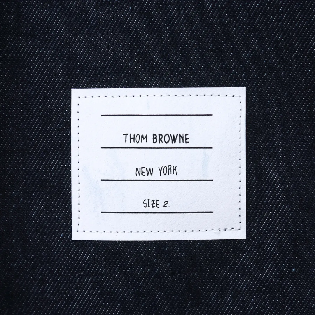 Embroidered Snake Denim Long-Sleeved Shirt D22513090 — view 9