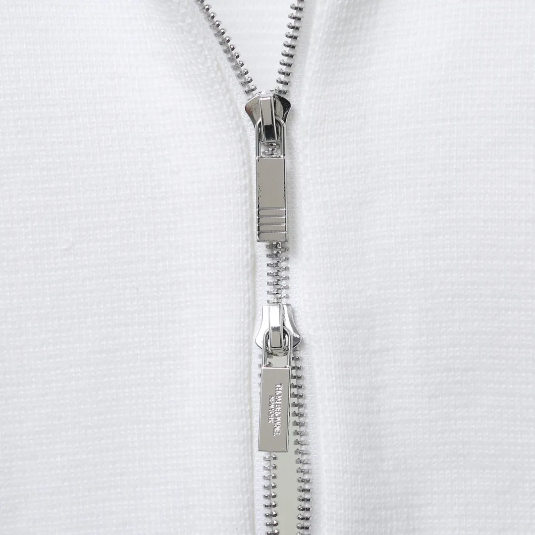 Striped Wool-Blend Zip-Up Knit Hoodie D25013066 — view 8