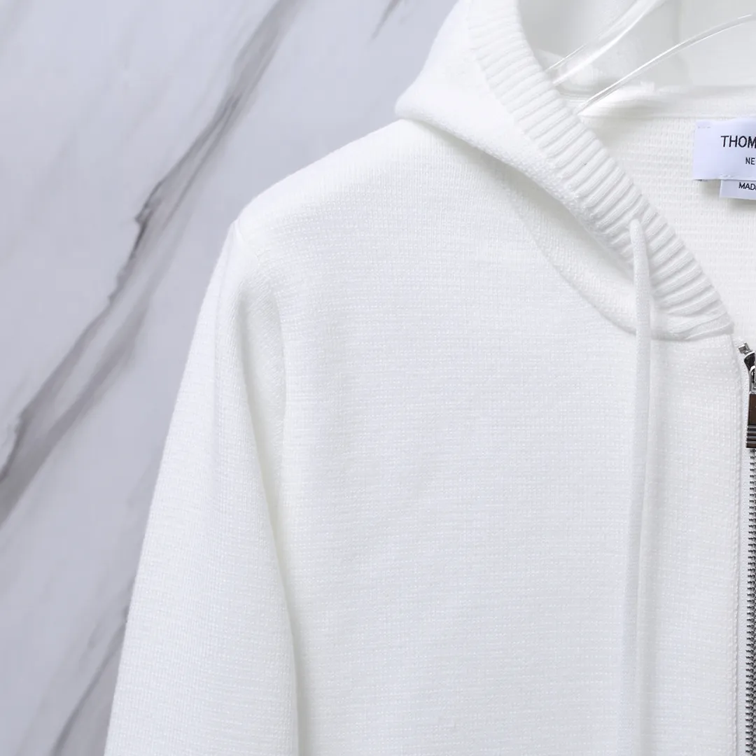 4-Bar Stripe Wool-Blend Zip-Up Hoodie D25013077 — view 7