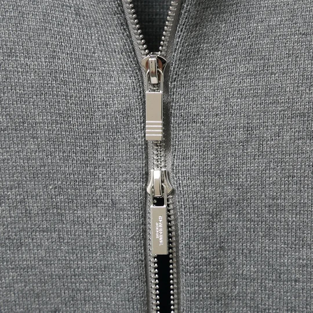 4-Bar Stripe Wool-Blend Zip-Up Hoodie D25013076 — view 9