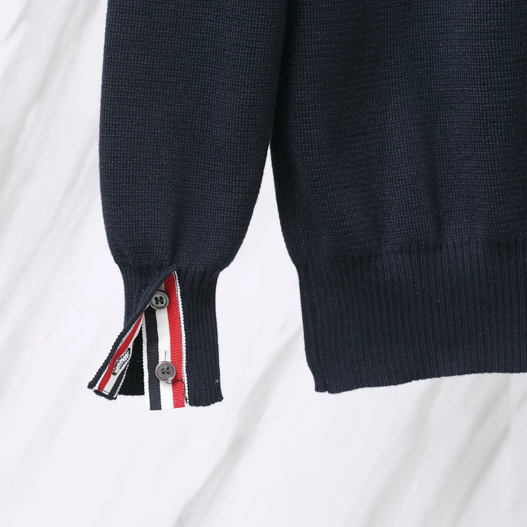 4-Bar Stripe Wool-Blend Zip-Up Hoodie D25013075 — view 9