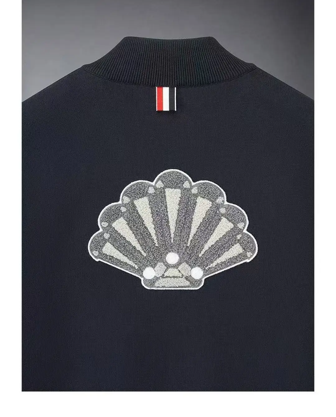 Embroidered Wool-Blend Zip-Up Bomber Jacket D28513068 — view 3