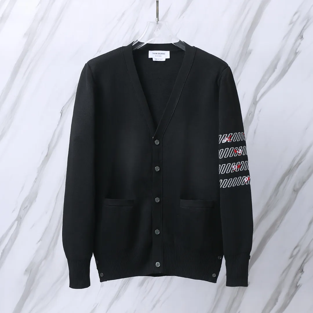 Floral Embroidery 4-Bar Knit Cardigan D25013092 — view 2