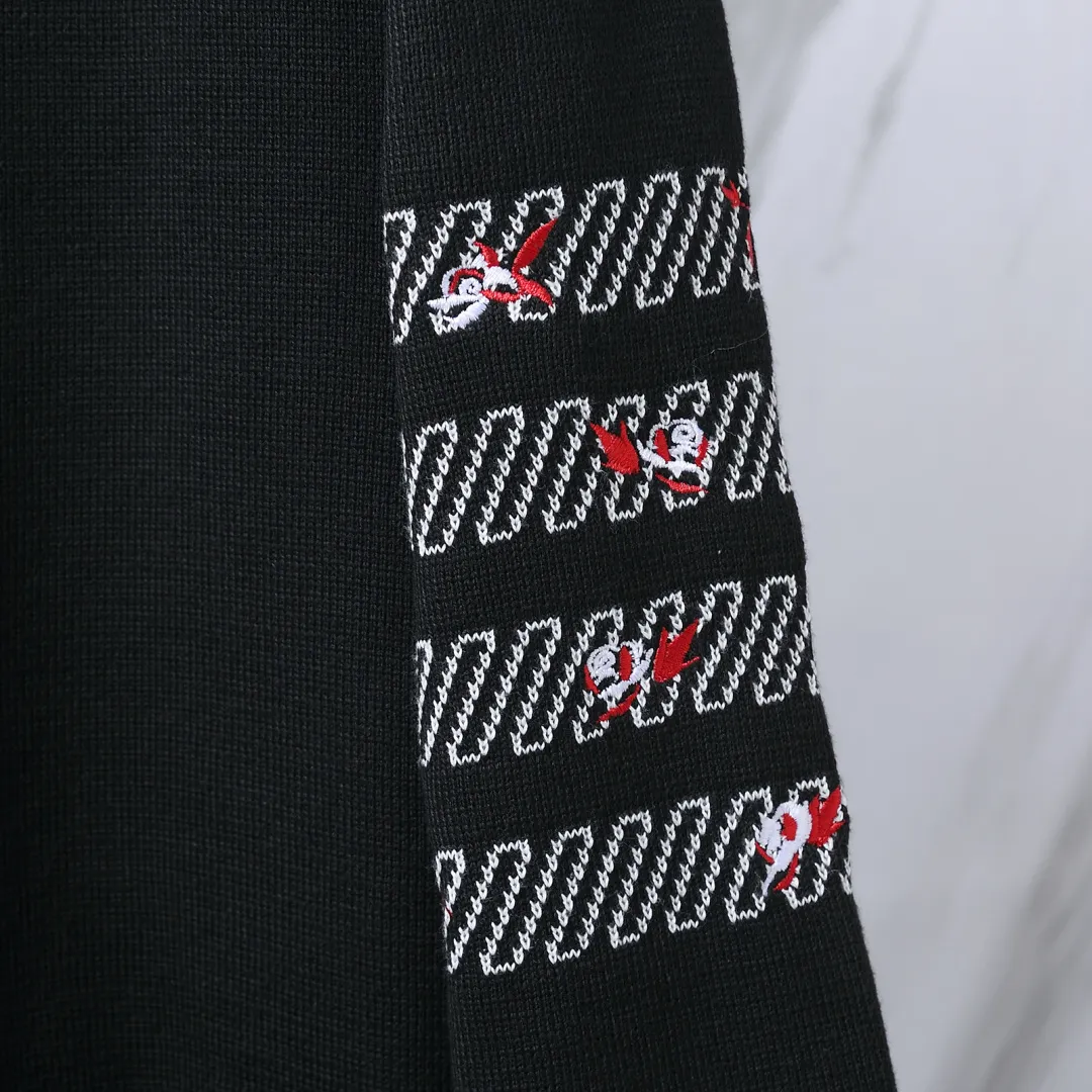 Floral Embroidery 4-Bar Knit Cardigan D25013092 — view 7