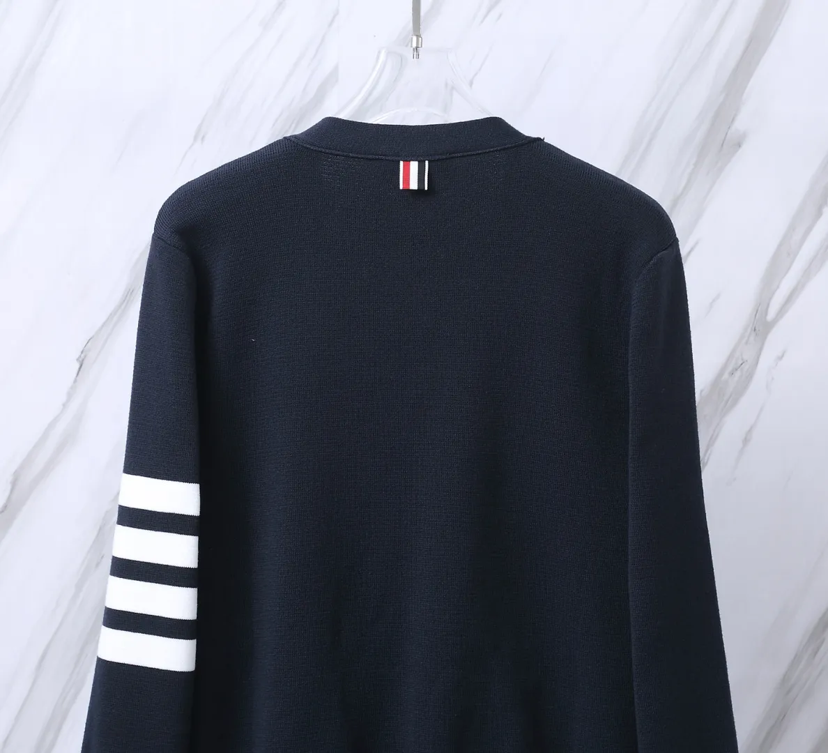 4-Bar Stripe Wool-Blend Cardigan D25513072 — view 6