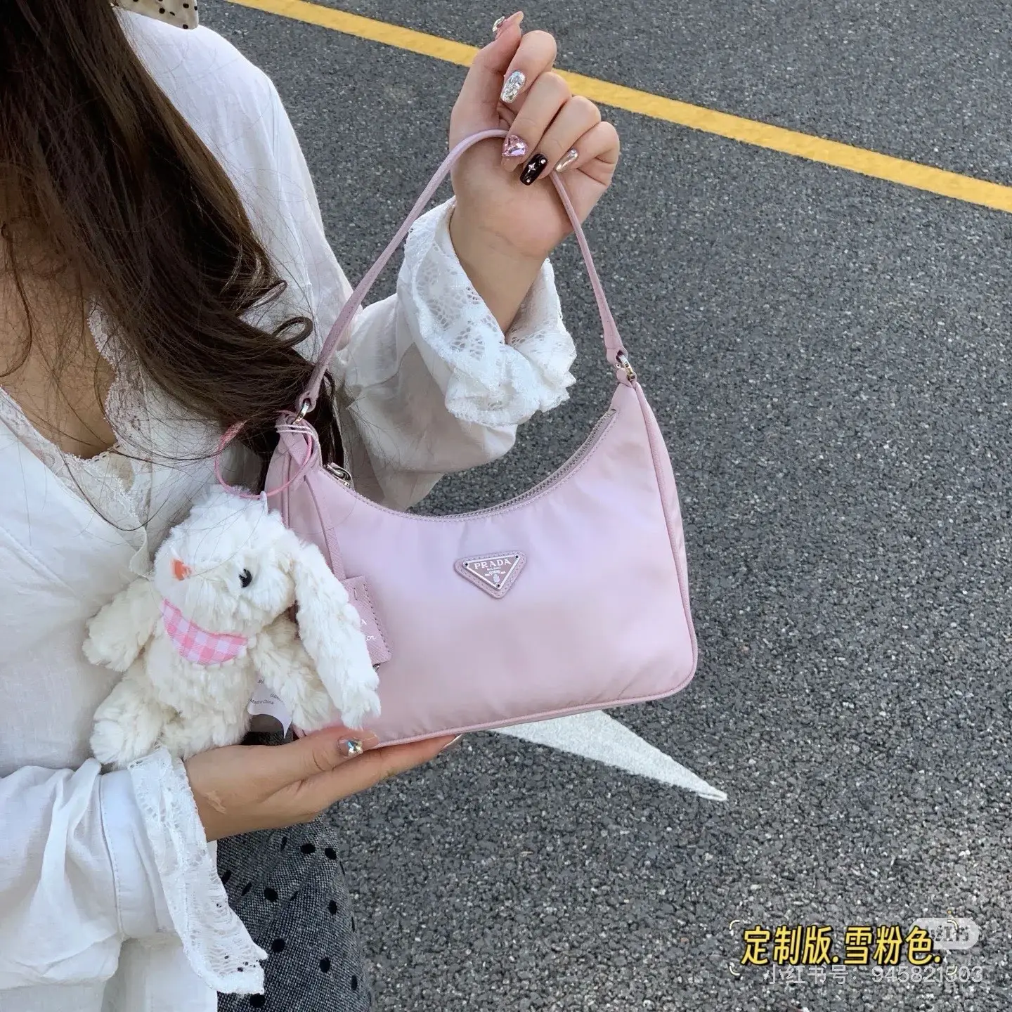 Prada Re-Edition 2005 Nylon Shoulder Bag D23018199 — view 2