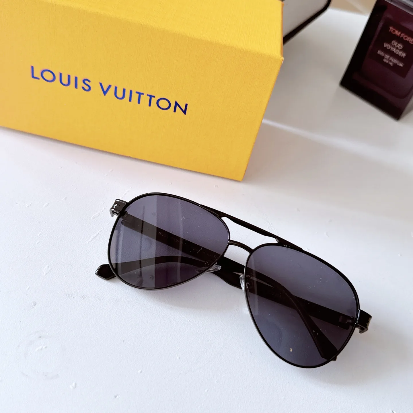 Louis Vuitton Men's Square-Frame Sunglasses D21017745 — view 8