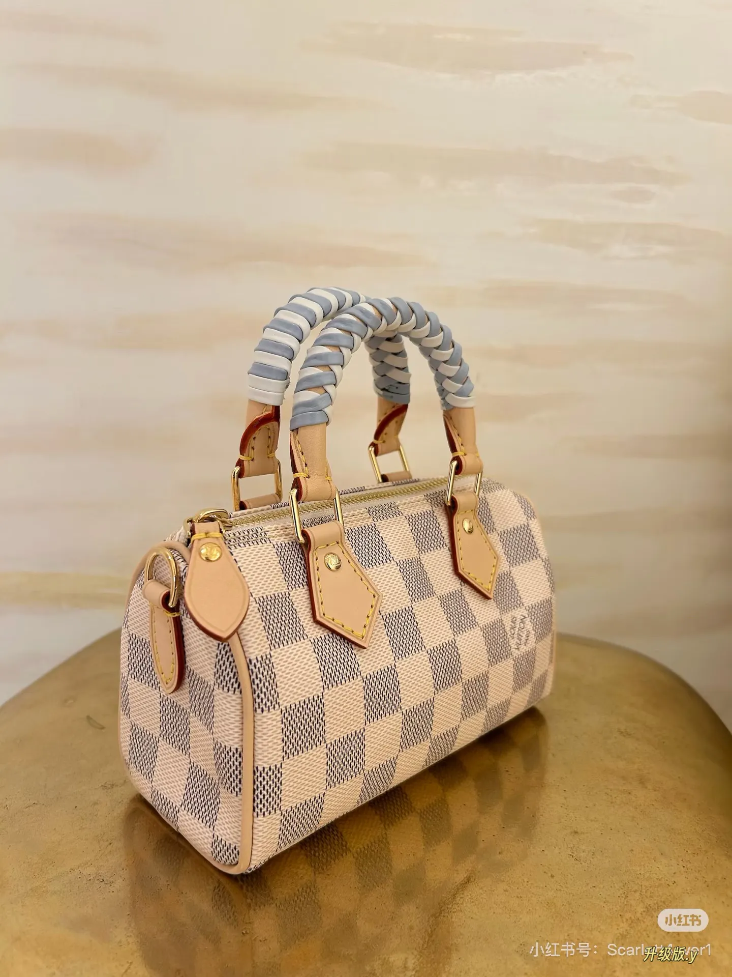 Damier Azur Nano Speedy Top-Handle Bag D33018320 — view 2