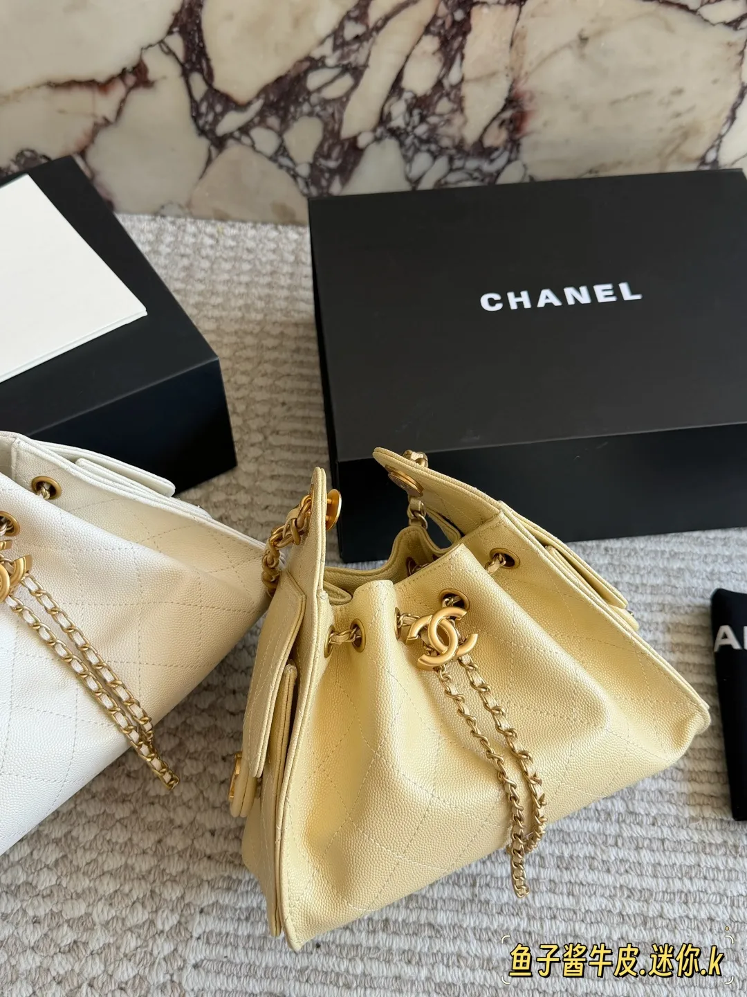 Chanel 25S Mini Hobo Bucket Bag D38018287 — view 3