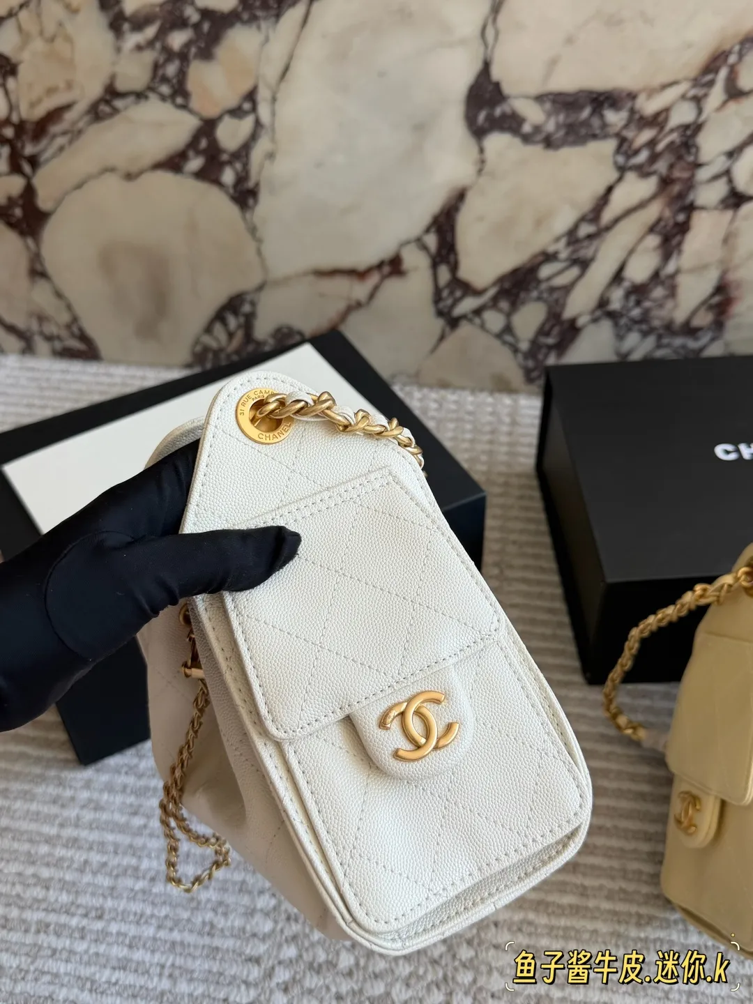 Chanel 25S Mini Hobo Bucket Bag D38018287 — view 5