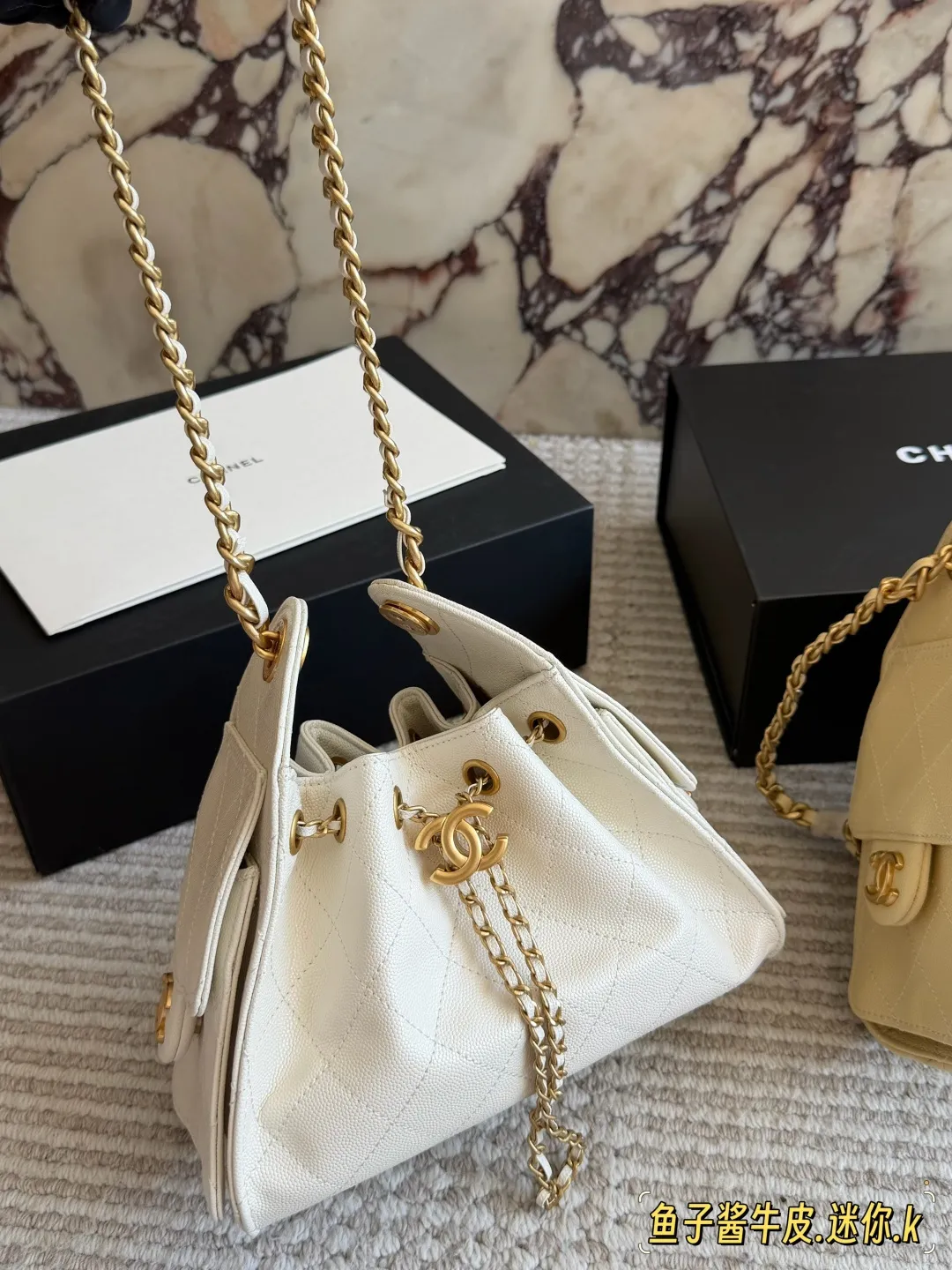 Chanel 25S Mini Hobo Bucket Bag D38018287 — view 6