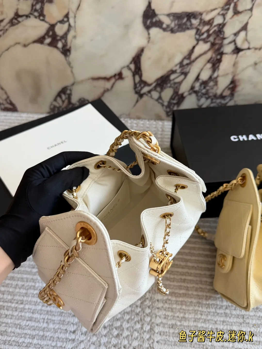 Chanel 25S Mini Hobo Bucket Bag D38018287 — view 8