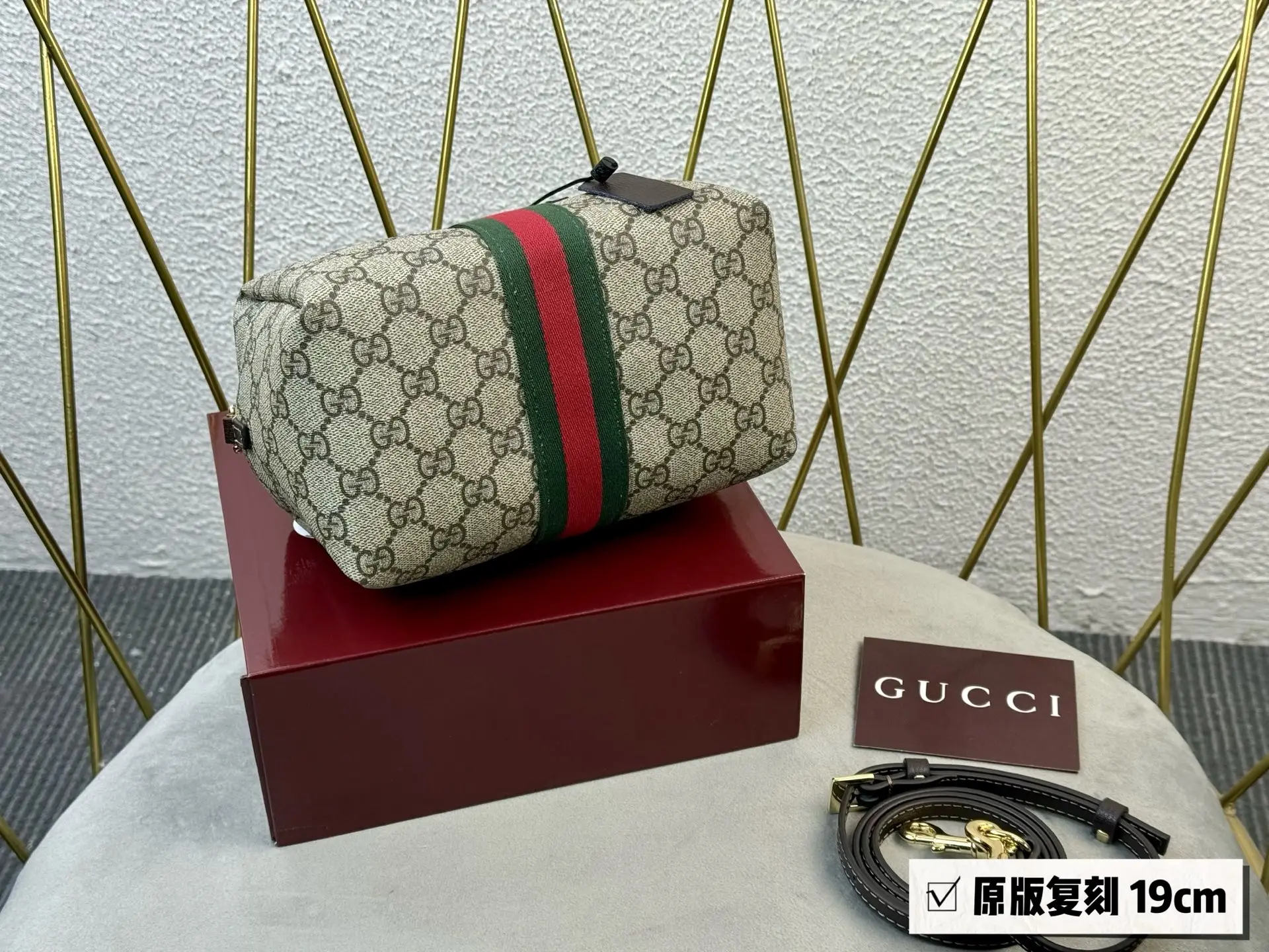 Melrose GG Supreme Boston Bag D29018238 — view 6