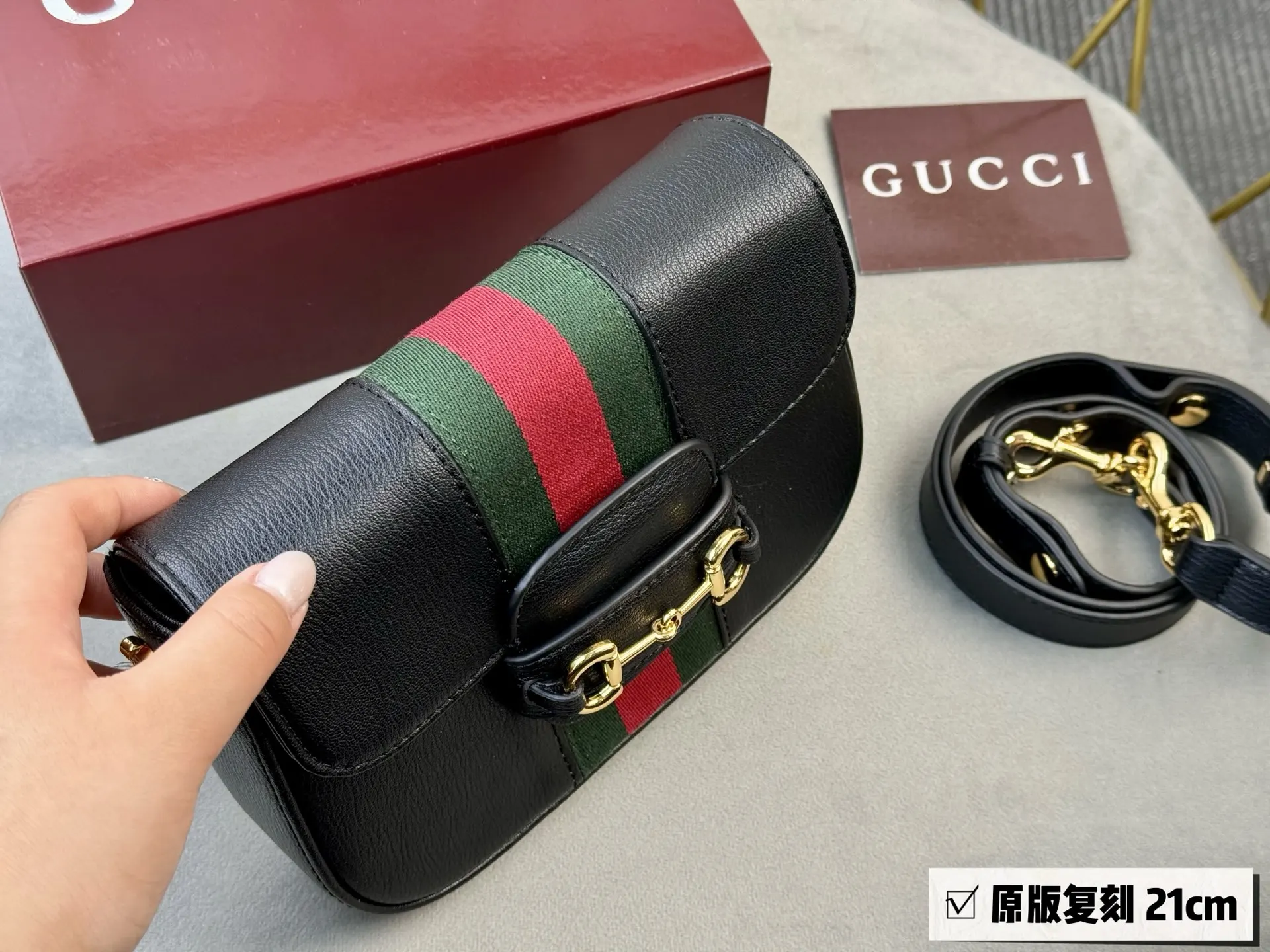 Horsebit 1955 Mini Shoulder Bag D31018297 — view 11