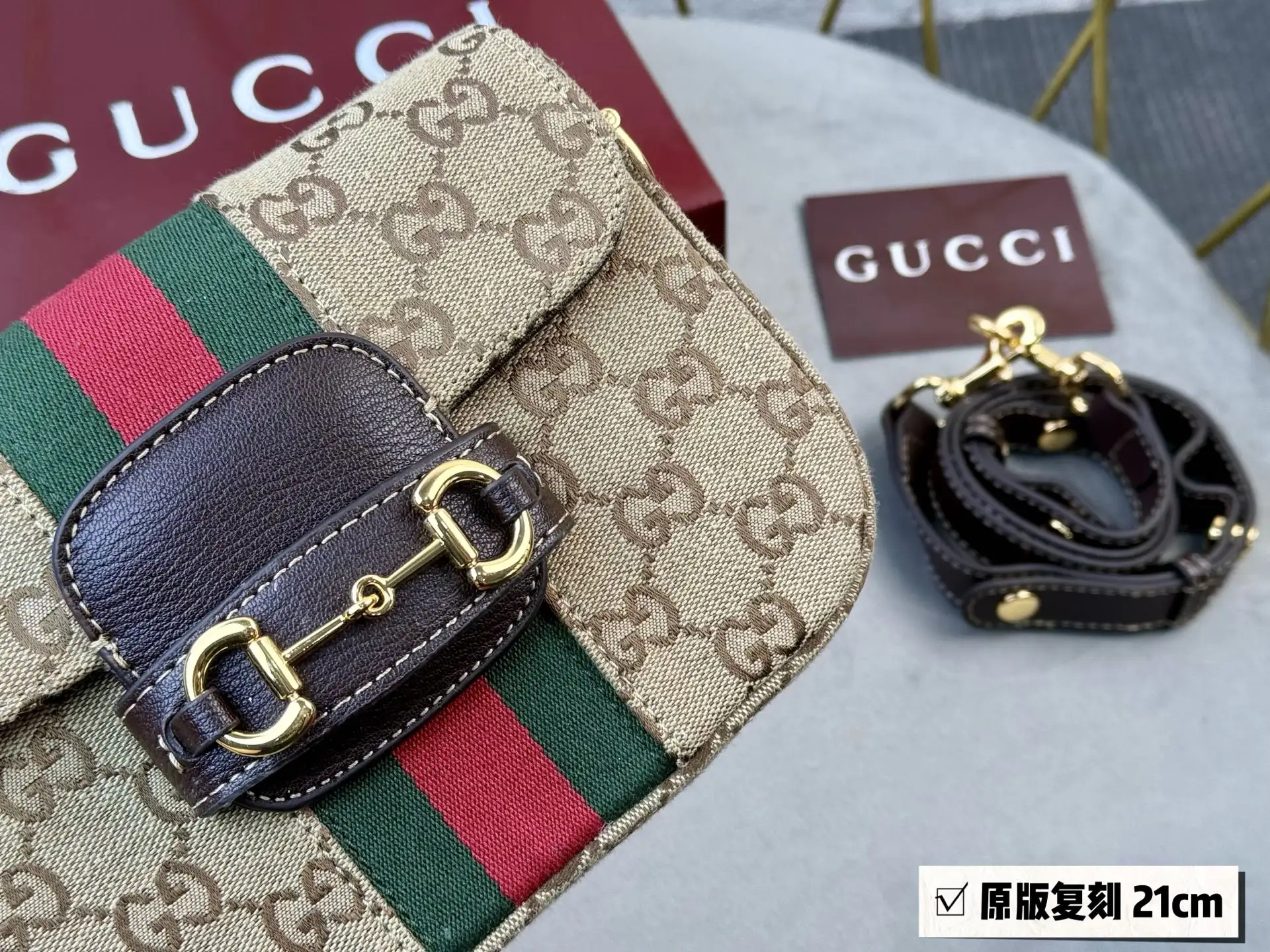 Horsebit 1955 Mini Shoulder Bag D31018297 — view 3